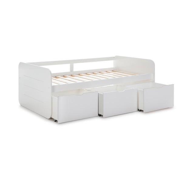 Valge lastevoodi koos panipaigaga 90x190 cm Abbott - Marckeric-image-2