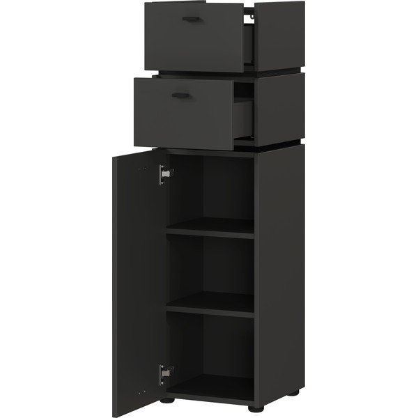 Antratsiit kõrge vannitoakapp 34x117 cm Modesto - Germania-image-2