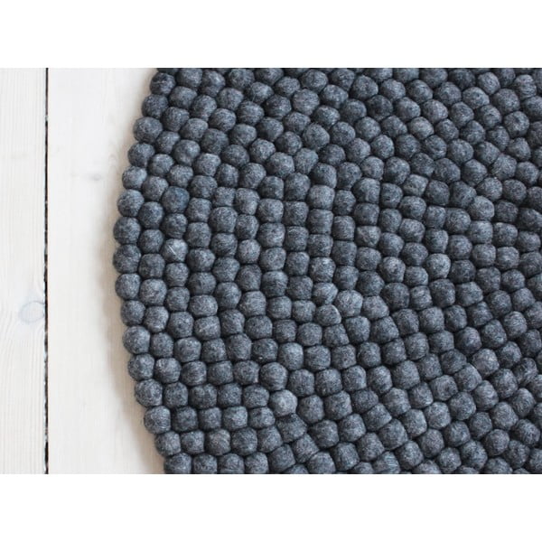Antratsiitne pallivillane vaip , ⌀ 200 cm Ball Rugs - Wooldot