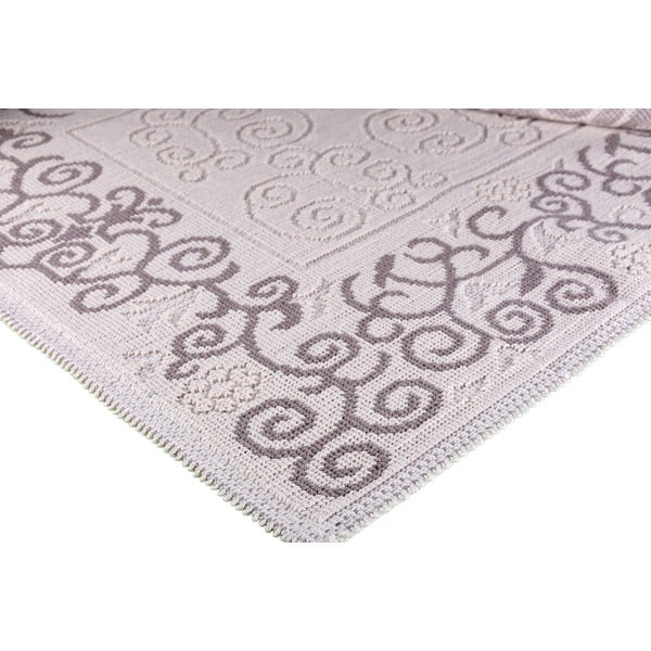 Hall ja beež puuvillane vaip , 60 x 90 cm Orkide - Vitaus-image-2