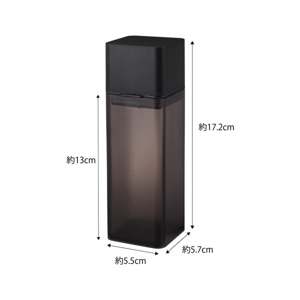 Musta õli konteiner Yamazaki , 250 ml Tower - YAMAZAKI-image-2