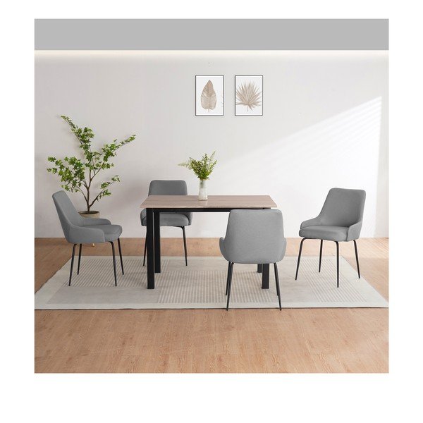 Söögilaud tammepuust pealispinnaga 80x120 cm Durham - Støraa-image-2