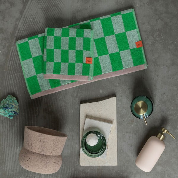 Rohelised orgaanilise puuvilla rätikud 2 tk 40x55 cm komplektis Retro - Mette Ditmer Denmark-image-4