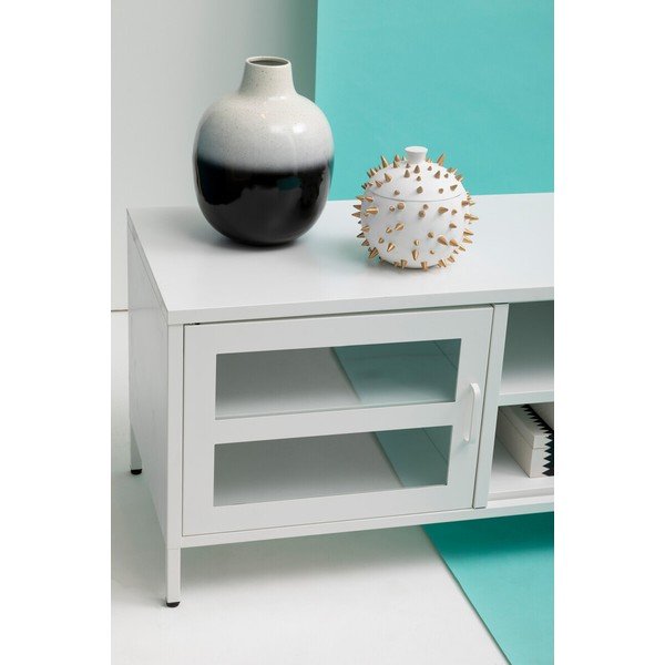 Valge terasest telekaalus 150x50x45 cm Acier - Premier Housewares-image-2
