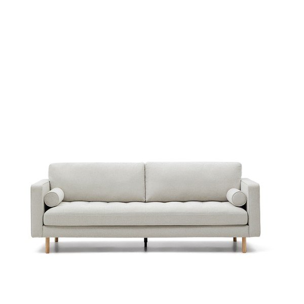 Hallikasbeež šenillist diivan 222 cm Debra - Kave Home