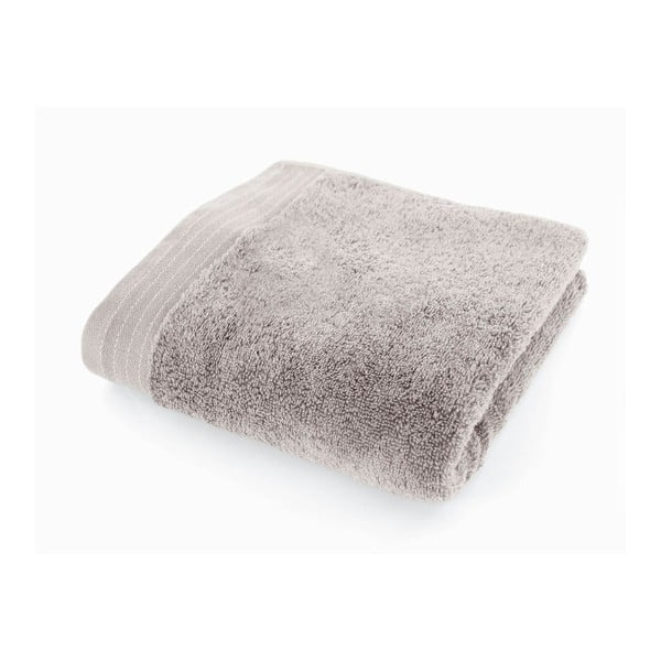 Šedý bavlněný ručník Kate, 50 x 90 cm