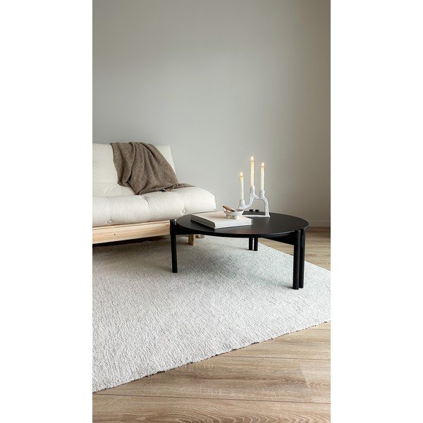 Must ümmargune kohvilaud ø 80 cm Sticks - Karup Design-image-1