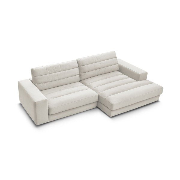 Beež sametist nurgadiivan (parem nurk/diivanvoodiga) Sierra - Bobochic Paris-image-4