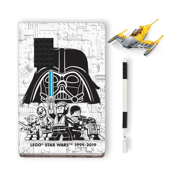 Star Wars Naboo Starfighter märkmik, pliiats ja komplekt - LEGO®
