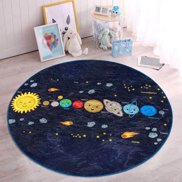 Tumesinine laste vaip ø 80 cm Comfort - Mila Home-image-2