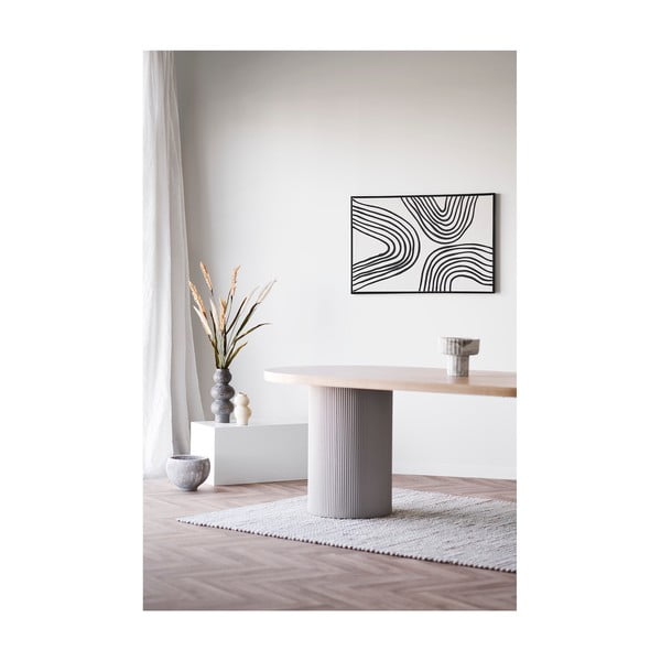 Beež keraamiline vaas (kõrgus 19,5 cm) Rona – House Nordic-image-2