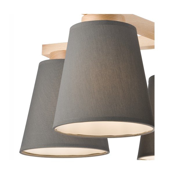 Hall laevalgusti tekstiilist varjuga ø 15 cm Ellie - LAMKUR-image-3
