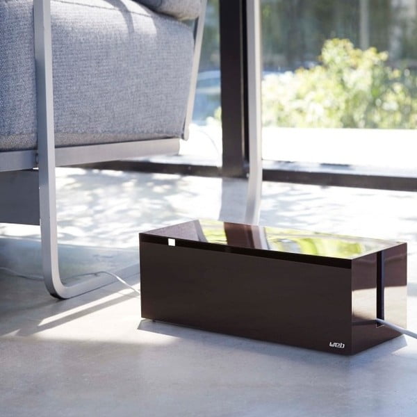 Must ja pruun laadija kasti Web Cable Box - YAMAZAKI-image-4