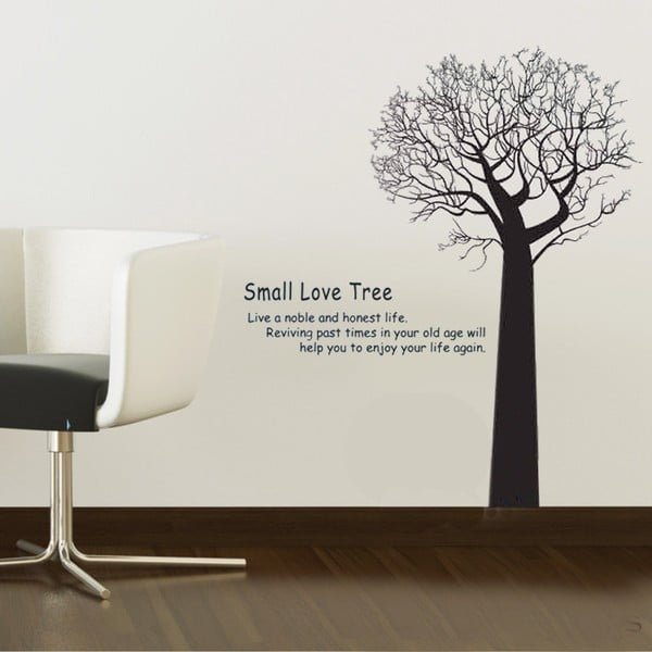Samolepka na stěnu Small Love Tree, 60x90 cm