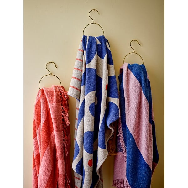 Sini-roosa tekk 130x160 cm Cadeo - Bloomingville-image-3