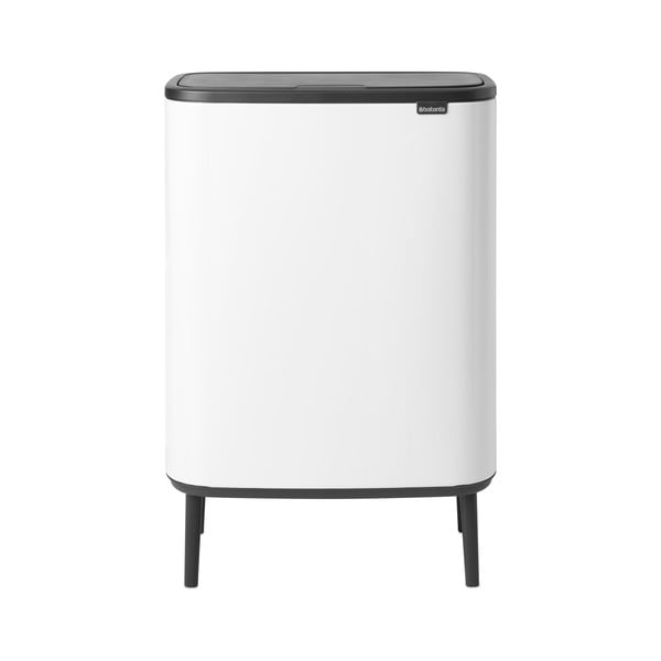 Valge terasest prügikast 60 l Bo Touch Bin Hi - Brabantia-image-4