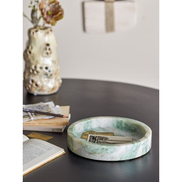 Marmorist dekoratiivne kandik ø 20 cm Ivette - Bloomingville-image-1