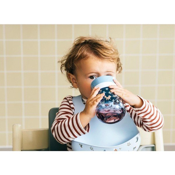 Heleroheline plastmassist laste kruus 300 ml Little Farm - Mepal-image-1