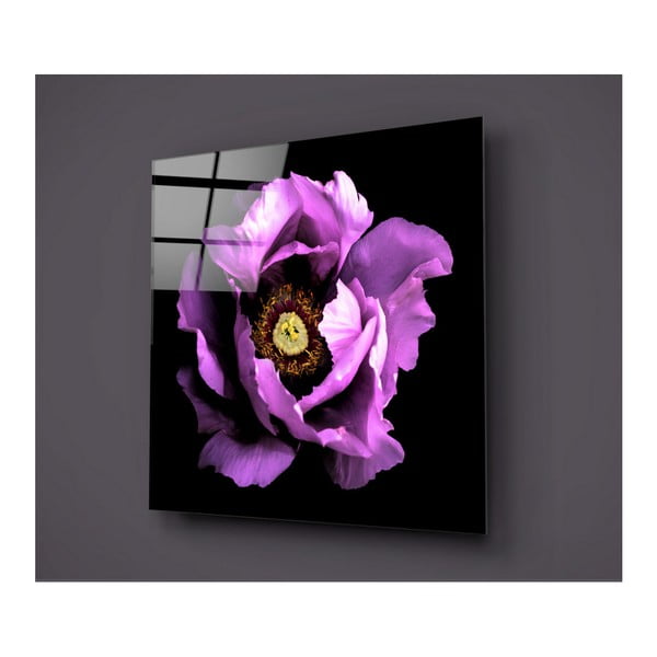 Must ja lilla klaasimaal Calipsa Purple, 30 x 30 cm - Insigne