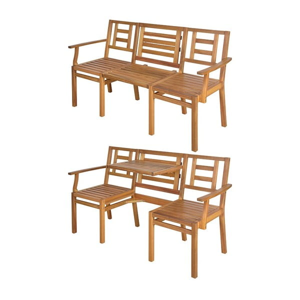 Skládací dřevěná lavice Chat