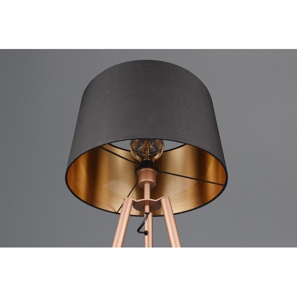 Pruun põrandalamp riiuliga (kõrgus 152 cm) Colette - Reality-image-3