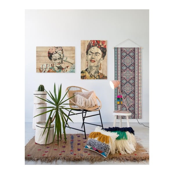 Männipuidust seinamärk, 40 x 60 cm. Collage of Frida - Madre Selva-image-1