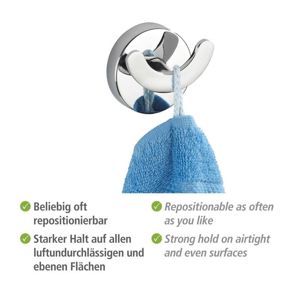 Vacuum-Loc Duo isereguleeruv konks, kandevõime kuni 33 kg Capri - Wenko-image-1