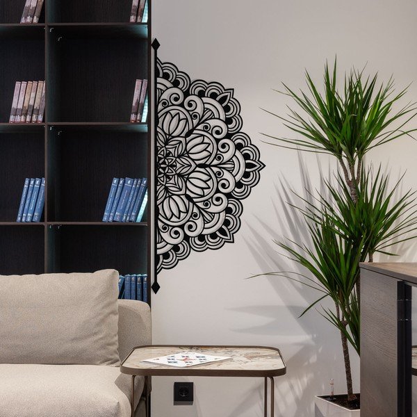 Metallist seinakaunistus 160x70 cm Mandala - Wallity-image-3
