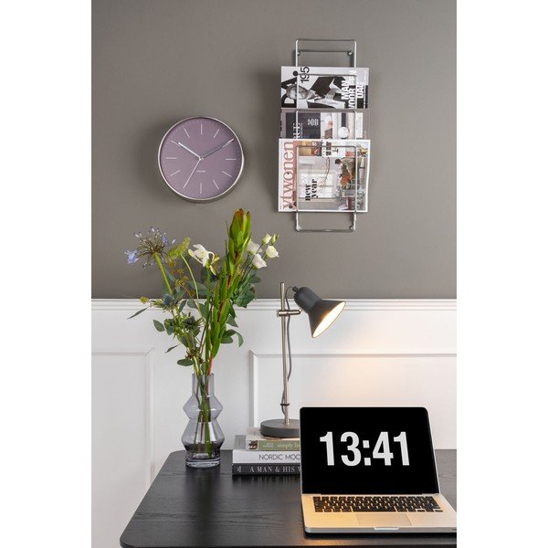 Hõbedane ajakirja hoidja seinale Present Time ETH - PT LIVING-image-1