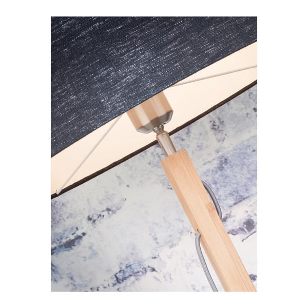 Tumehalli varju ja bambusekonstruktsiooniga põrandalamp Fuji - Good&Mojo-image-4