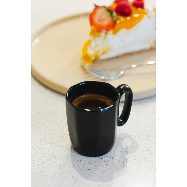 Mustad kivikeraamikast espressotassid 2tk komplektis 80 ml Fuori - Vialli Design-image-4