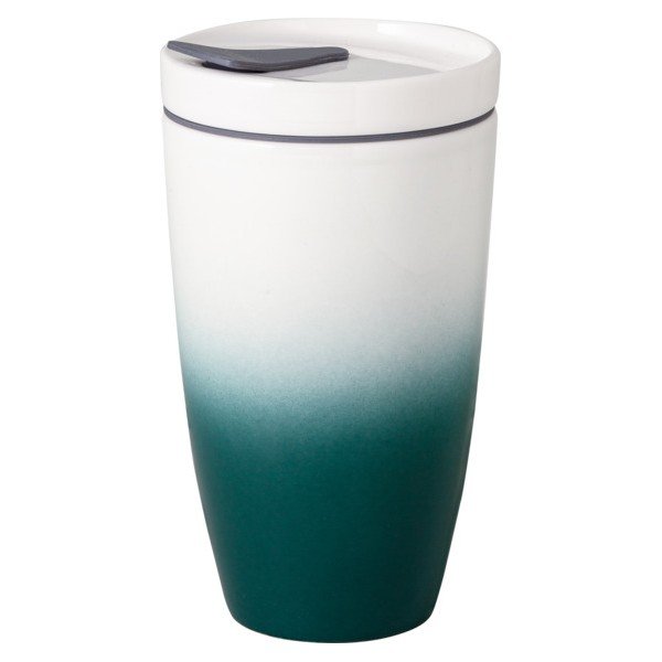 Roheline-valge portselanist reisikruus, 350 ml To Go - like | Villeroy & Boch-image-1