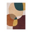 Lilla käsitsi kootud villane vaip 120x170 cm Glow Purple Multi - Flair Rugs