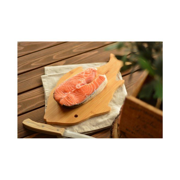 Servírovací podnos z bambusového dřeva ve tvaru ryby Bambum-image-3