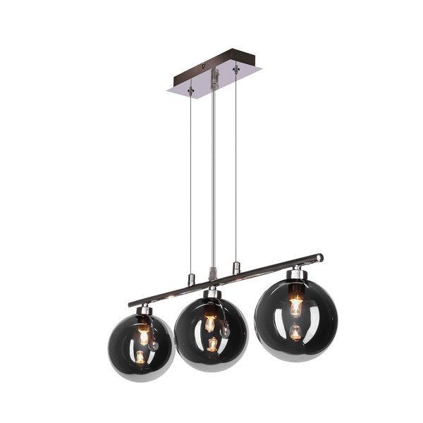Rippvalgusti klaasist varjuga Somul - Candellux Lighting-image-1