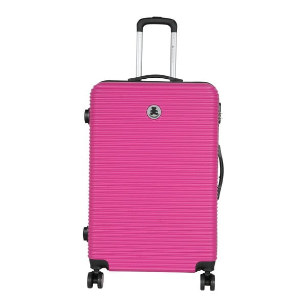 Růžový cestovní kufr LULU CASTAGNETTE Lucy, 107 l