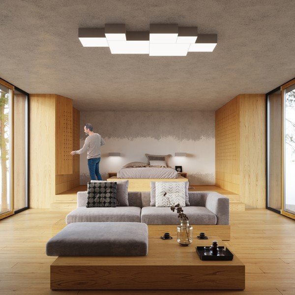 Hall laevalgusti 25x25 cm Mitra - Sollux-image-4