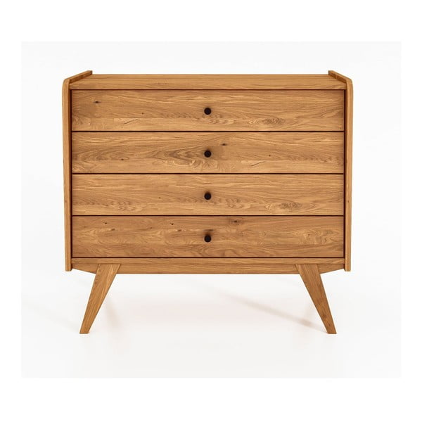 Madal kapp tammepuidust 100x90 cm Retro - The Beds-image-2