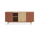 Puiduvärvi tammedekooriga madal kummut 180x78 cm Otto - Teulat