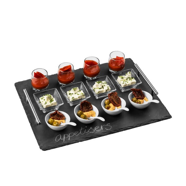16dílný břidlicový servírovací set Premier Housewares Appetiser, 40 x 30 cm-image-1