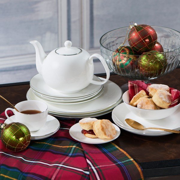 Porcelánová konvička Butlers Silver Lining, 1,2 l-image-1