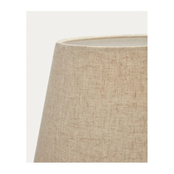 Must-beež laualamp tekstiilist varjuga (kõrgus 60 cm) Torrent - Kave Home-image-4