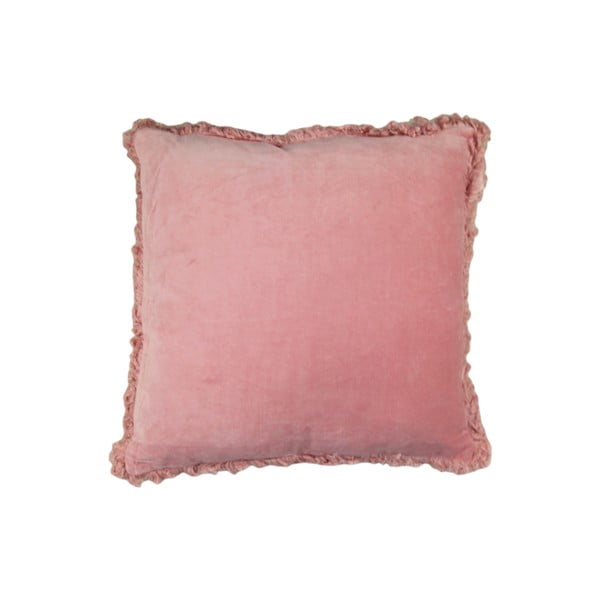 Růžový bavlněný polštář HSM collection Colorful Living Rosa Carro, 45 x 45 cm