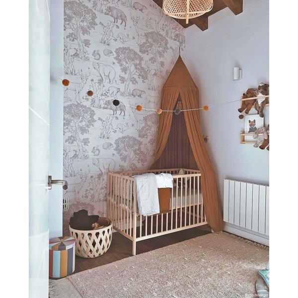 Beež pestav käsitsi kootud puuvillane vaip 140x200 cm Woods Symphony Linen - Lorena Canals-image-3