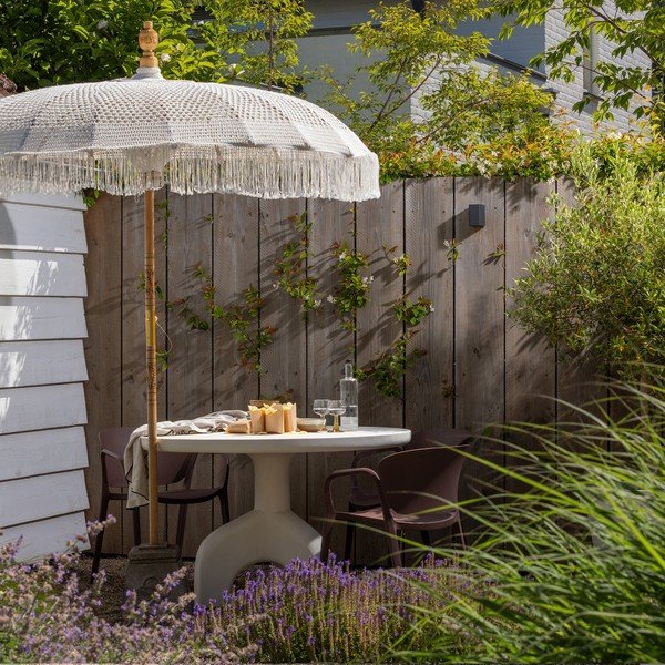 Plastikust ümmargune aiasöögilaud ø 120 cm Luno - WOOOD-image-3