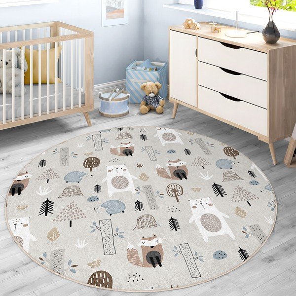 Pestav laste mänguvaip ø100 cm Forest Friends - Mila Home-image-3
