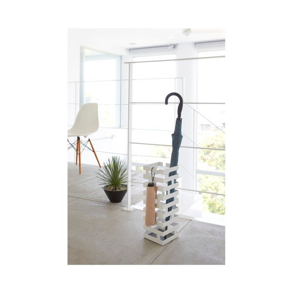 Valge vihmavarju statiiv Brick - YAMAZAKI-image-2