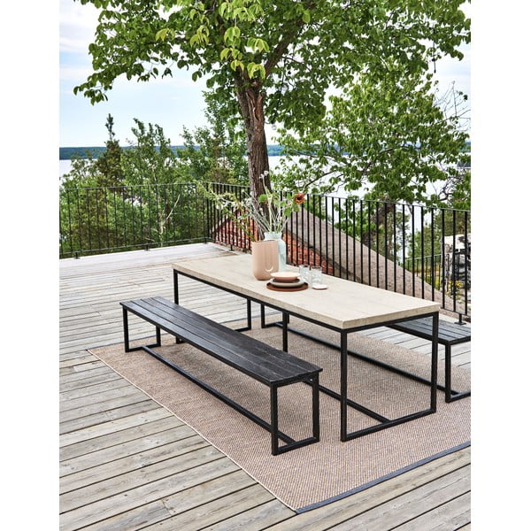 Beež sise/välisvaip 70x200 cm Effi Granit – Pappelina-image-2