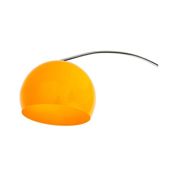 Stojací lampa s oranžovým stínítkem a mramorovou základnou Kokoon Loft-image-1