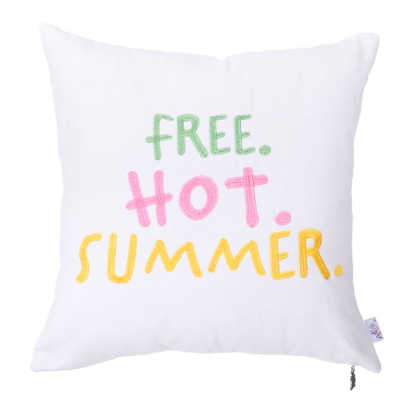 Krémový povlak na polštář Apolena Free Hot Summer, 41 x 41 cm